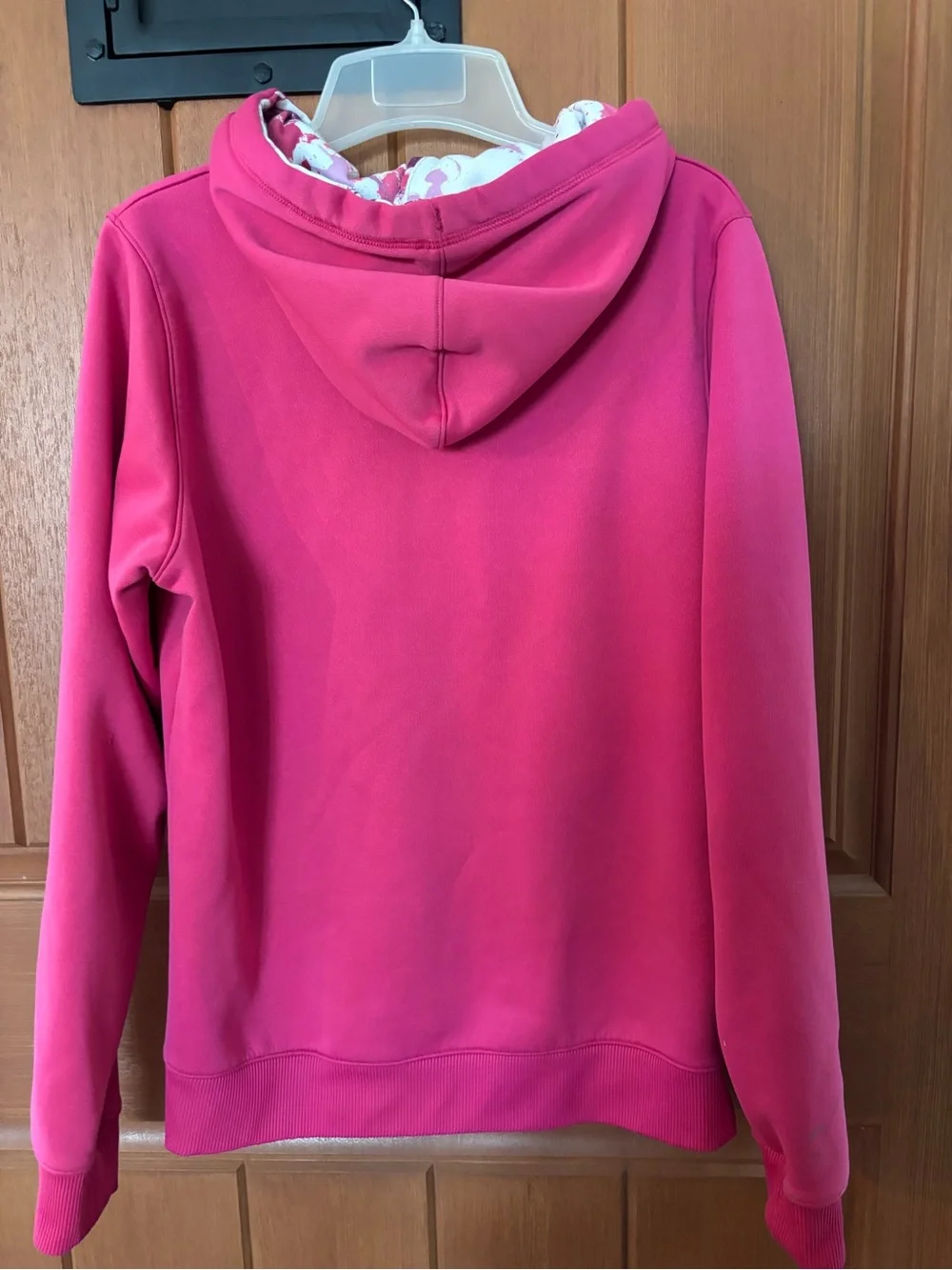 Under Armour Pink Hooded Sweatshirt with Logo